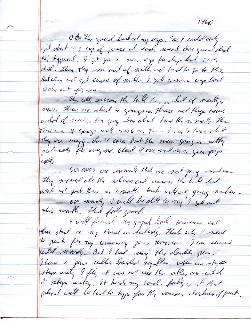 Dr John WorldPeace 2008 Prison Journal